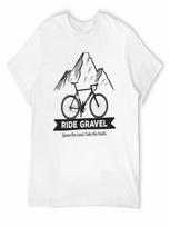 Ride Gravel Bike Cyclocross Bicycle And Bikepacking For Cyclists T-Shirt New Edition Designer Shirts T-Shirts For unisex Cotton S įvairiaspalvis