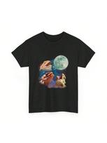 Bearded Dragon T Shirt Three Dragons With Moon Reptile Lovers Funny S įvairiaspalvis