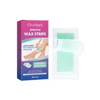 Scented Hair Removal Wax Strips 30 Pcs Body Facial Hair Remover Gentle Waxing Kit Slow Hair Growth Smooth Skin