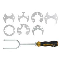 Multi-size Plumbing Tool 360-degree Rotation Universal Faucet Wrench  Tight Space Work 11 PC