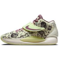 Nike KD 14 Surrealism Unisex Sneakers Green Lime-Ice Light-Mulberry CW3935-300 41
