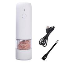 Practical Large Caliber Fine Grinding Lightweight Ceramic Automatic Pepper Mill Tool Kitchen Gadget Electric Grinder balta