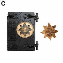 Medinė Vintažinė Laikymo Dėžutė Mumijos Mirties Knyga Dervos Dekoracija Rankdarbiai Dekoracijos Magijos Salė I8H5 black with key-One-size