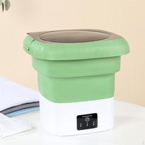 Kompaktiškas skalbinių pagalbininkas: Lengva nešiojama skalbyklė kelionės būtiniausiems daiktams Green beige