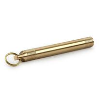 Brass Seal Bottles Waterproof Canister Keychain Medicine Toothpick Bottle Outdoor Camping Tool 1pcs