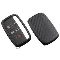 Land Rover & Jaguar anglies pluošto raktų dėklas Discovery Sport, Range Rover Sport, Evoque, Velar, XEL, XFL. OPP Bag land rover anglies pluošto vieno komplekto spalva
