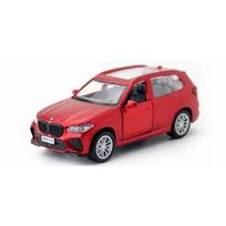 1/43 BMW X5 M IM lydinio automobilio modelis Diecast ir žaislinės transporto priemonės Miniatiūrinis mastelio automobilio modelis vaikams Kolekcija Ornamentai Dovana raudona