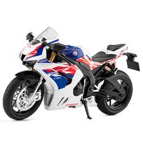 1/9 Honda CBR 1000RR-R Fire Blade Lydinio Sportinio Motociklo Modelis Metalinis Gatvės Lenktynių Motociklo Modelis Garsas Šviesa Vaikų Žaislas Dovana balta