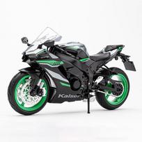 1/12 Kawasaki Ninja ZX10R Alloy Die Cast Motorcycle Model Toy Vehicle Collection Sound and Light Off Road Autocycle Toys Car pilka