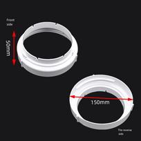 For Midea Mobile Air Conditioner Exhaust Pipe Joint Window Baffle Adapter 15CM Portable Window Shutter Adapter China Mainland