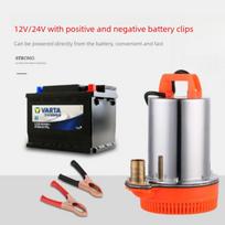 DC12V24V Buitinis Mažas Jūrinis DC Panardinamas Siurblys Saulės Energija Maitinamas Baterija Vandens Siurblys Elektrinis Vandens Siurblys 12v-1 inch 2Maluminumwire