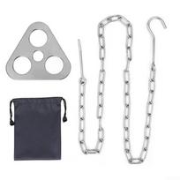 High Quality Hanging Tripod 117g Black&Silver Length 85cm Multifunction Camping Campfire Grill sidabras