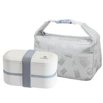 Changmuzi Kids Bamboo Fiber Pro Double-Layer Lunch Box