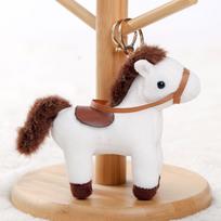 Mascot Vintage Pony Plush Keychain Chinese Style Chinese Horse Plush Keyring  Chinese New Year Gift balta