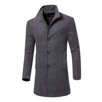 Vyriška striukė šilta žiemos tranšėjos ilga viršutinių drabužių saga Smart Overcoat XXXL