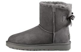 UGG Mini Bailey Bow Ii Boot Grey Women's 1016501-GREY 40