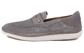 UGG Cali Leather Casual Shoes Men's Gray 1092174-SEL 40.5