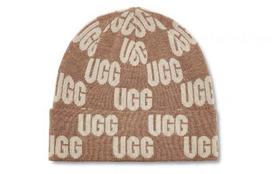 UGG Acrylic, Wool, Polyamide Beanies Women's Khaki 22663-CHMU OS