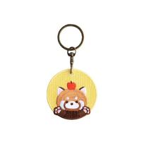 Cartoon Animal Pendant Creative Costumed Red Panda Pendant Red Panda Keychain  Hanging Accessory Style 1
