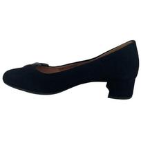 UGG Fleur Poppy Sheepskin Chunky Heel High Heels 3.5cm Women's Black 1092280-BLK 36