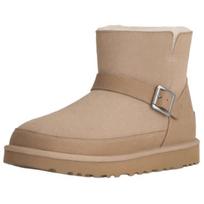 UGG Classic Novelty Cow Split Leather Thermal Snow Boots Women's Sand 1174512-SAN 39