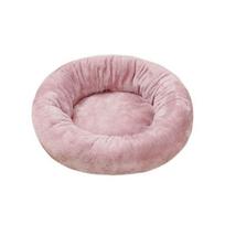 Comfortable Round Dog Kennel Warm Plush Dog Sofa Baskets Warm Dog Sleeping Bed  Autumn XS rožinė