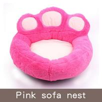 Dog Bed Kennel Pet Products Accessory Mat Accessories for Small Breeds Dogs Sofa Baskets Cats Cushions Puppy Beds Medium Big (Pink,S 40x50cm) rožinė