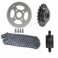 50T 20T 10T Front Rear Sprocket 420 Chain For BX200X CT200U CT200U-EX Mini Bike for Chinese 200cc Engines United States
