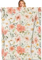 Manta fina con diseño de Margarita blanca, regalos para sofá, cama, coche, hogar, Camping, flores encantadoras, amantes de la 75cmx90cm