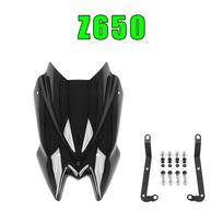 For Kawasaki Z900 Z650 Z 650 900 2020-2024 Wind Deflectors Bracket Parts Windscreen Windshield Motorcycle Screen Shield Viser