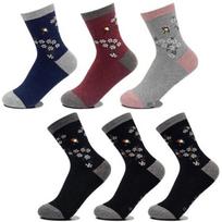 [Arnold Palmer] Non-slip Women's Mid-calf Socks 6 Pairs SL004 Women's Cotton Socks 230~250mm