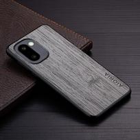 Case for OnePlus 15R ACE 6T 11 11R 10 Pro 10T Funda Bamboo Wood Pattern Leather Phone Cover Luxury Coque for OnePlus 15R Case OnePlus 15R šviesiai pilka spalva