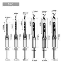 Versatile 4-piece Mortise Chisel Drill Set Ideal For Precise Woodworking