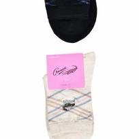 Crocodile check women's mid-calf socks loafer socks autumn socks mid-calf socks 24cm Random Shipping (5 Pairs)