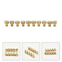 10Pcs M5x0.75mm Main Jets Set #88 #90 #95 #98 #100 #105 #110 #115 #120 #125 For Mikuni VM22 VM24 VM26 VM30 125cc 150cc 200cc 250 China Mainland