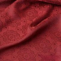 Mosaic Kaleidoscope Imitation Acetic Acid Jacquard Satin Fabric New Chinese Vintage Shirt Dress Cheongsam Fabric 100x150cm raudona