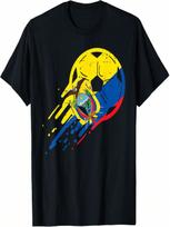 Ecuador Flag Ecuadorian Soccer Football Fan unisex unisex Kids T-Shirt S įvairiaspalvis