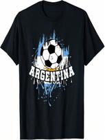 Argentina Soccer Argentinian Football Argentine Futbol T-Shirt S įvairiaspalvis