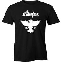 Strangler-The Raven Naujosios bangos Post Punk Roko muzikos Klasikinis trumpomis rankovėmis Unisex Marškinėlis Dovana S įvairiaspalvis