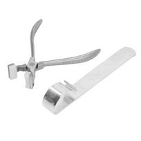 Stainless Steel Manual Plier Bender Leverage Silver Metal Bracelet Making Kit Easy to Use Smooth Curve Shaping Bracelet Helper šviesiai mėlyna spalva