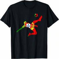Futebol Portuguese Flag Portuguese Soccer Player Portugal T-Shirt S įvairiaspalvis