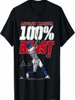 100% Beast Adolis Garcia Texas MLBPA T-Shirt S įvairiaspalvis