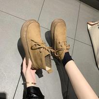 Batai Moteriški Žieminiai 2023 Ankle Boots Sportbačiai Sniego Batai Moteriški Platforminiai Batai Patogūs Apvalus Priekis Žemas Kulnas Elegantiški Rudeniniai Punk 35 chaki