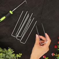 Cinkuoti U formos kuolai vejai, mulčiui ir palapinėms 25 nails + 25 washers