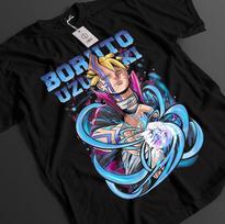 Boruto Tshirt Naruto Shirt Sarada Uchiha T-Shirt Uzumaki Anime Kawaki Unisex Tee 4XL