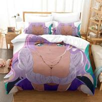 Anime More Than a Married Couple, But Not Lovers Bedding Set Duvet Cover Sheet Printed Bed Set Pillowcase Bed Comforter Bedroom 70x133cm 2pcs