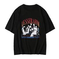 Vasarinis LESSERAFIM Waki Geras Auksinis Šaltinis Dainavimo Susirinkimo Rūmai su Vyrais ir Moterimis Trumparankovis T-shirt - Paminkštinti Drabužiai Vasara S