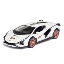1/32 Lamborghini SIAN Alloy Sports Car Model Diecast Car Central Control Ornaments Trendy Ornaments Collect Hobby Products Gift balta