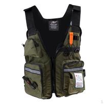 Multi-Tasche Outdoor Surfing Fishing , Buoyancy Aid Waistcoat Swimming Sailing Safety ArmyGreen