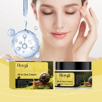Hoygi Snail Essence Cream: Moisturizes and nourishes facial skin, repairs dry skin, and replenishes moisture. 100g white